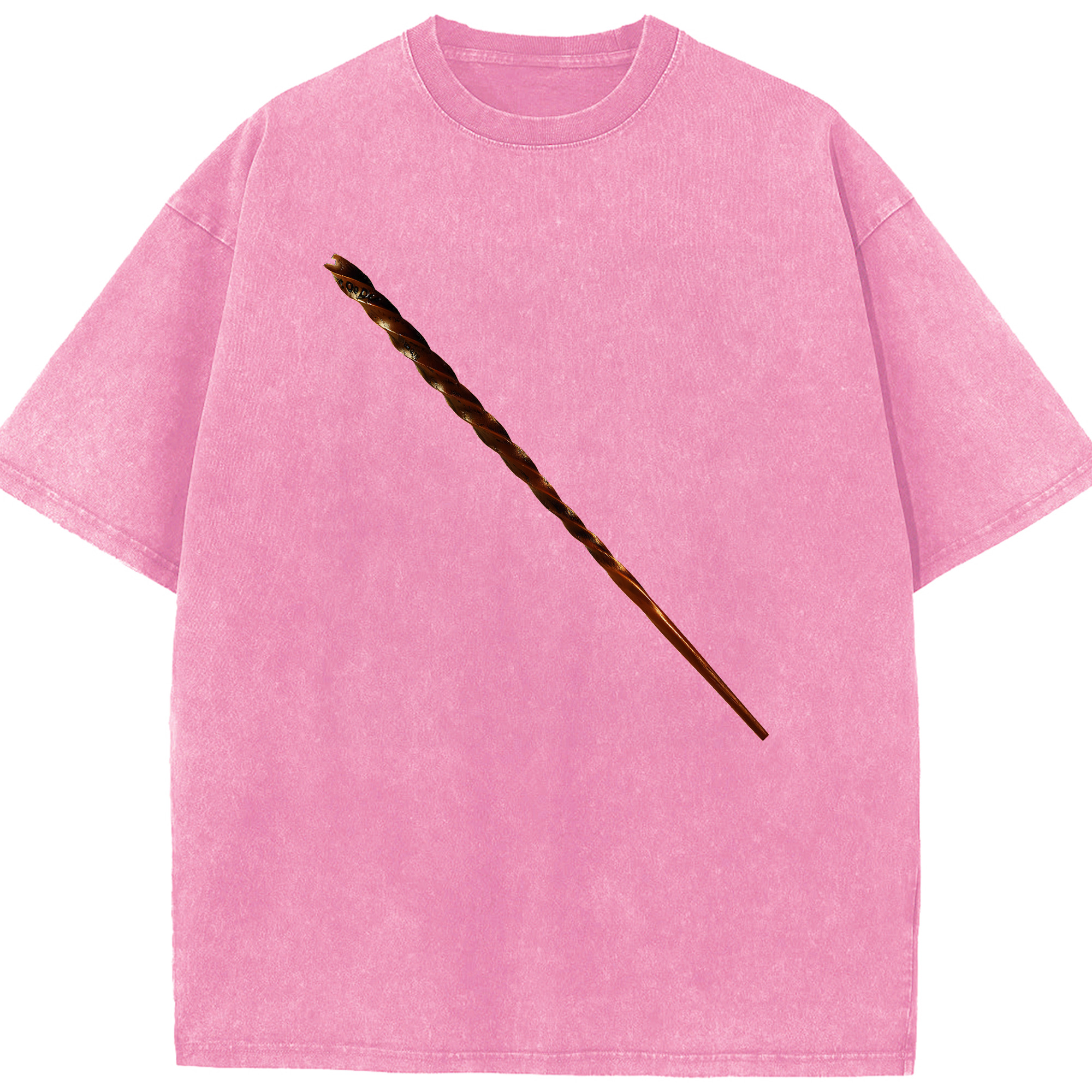 （画像用） Harry Potter ハリー・ポッターシリーズ 綿100% ヴィンテージ風 半袖Tシャツ（フロントプリント）